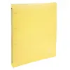 Image de Classeur souple A4 EXACOMPTA Chromaline Pastel 4 anneaux dos 4cm polypro Jaune