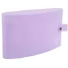 Image de Classeur à fiches bristol A5 EXACOMPTA Chromaline Pastel 2 anneaux polypro Mauve