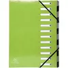 Image de Exacompta, Porte-documents, Trieur Harmonika Iderama 12 compartiments - Vert anis (A4, 1x)