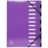 Image de Trieur 12 compartiments Exacompta Iderama A4 Violet