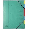 Image de Trieur 7 Compartiments Vert - Exacompta