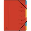 Image de Trieur 7 Compartiments Rouge - Exacompta