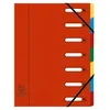 Image de EXACOMPTA Trieur Harmonika, A4, 7 compartiments, rouge