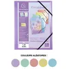 Image de Chemise 3 rabats A4 - couleurs pastels aléatoires - Exacompta Kreacover