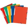 Image de Exacompta - Chemise 3 Rabats A Elastique +etiquette 5/10 Assorties-lot De 10