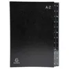 Image de Exacompta exacompta pultordner, din a4, a-z, 24 fächer, schwarz noir