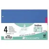 Image de Intercalaires A5 14,8 X 21 Cm - 4 Positions - Carte Lustrée 225G - Exacompta
