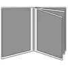 Image de Etui Exacompta - Sachet de 10 étuis PVC Multi-cartes 4 volets