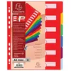 Image de Set De 6 Intercalaires Pp Opaque Semi Rigide A4 Maxi