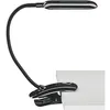 Image de Lampe de bureau Aluminor à pince bras flexible noir