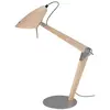 Image de Lampe De Bureau Led Chêne/gris Lora