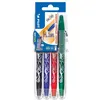 Image de Set 4 stylos Pilot Pen Frixion Ball 07 Noir Bleu Rouge et Vert