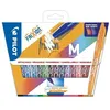 Image de PILOT- POCHETTE de 15 rollers effacables - Frixion Ball - Pointe Moyenne - Encre Noire, Bleue, Rouge, Verte, Bleu ciel, Corail, Abri
