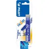 Image de Pilot, Cartouche de rechange + encrier, Frixion Mine de rechange set de 3 pièces bleu (Bleu, 0.70 mm, 3 pcs)