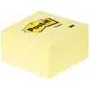 Image de Bloc cube post it repositionnable 76x76mm jaune - bloc de 450 feuilles