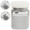 Image de Paillettes - Argent - Biodégradable - Végétal - Loisirs créatifs - Carterie - Pot 35g