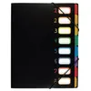 Image de trieur 8 compartiments RAINBOW CLASS Viquel Polypropylène Noir