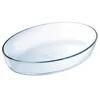 Image de Plat ovale 26x18 cm - Pyrex - Transparent / Cristal - Verre