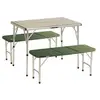 Image de coleman table pliante pack away - 4 places - vert et gris