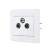 Image de Prise tv / fm / sat Diam2, DEBFLEX, blanc