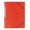 Image de Elba chemise simple à élastiques pour a4 carte 5 100 rouge 100200267