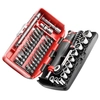 Image de Coffret douilles 1/4'' 6 pans métriques et embouts - 38 pièces diamètre 5,5 à 14 mm FACOM R2NANOPB