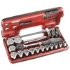 Image de Coffret à douilles 1/2'' 6 pans métriques 22 pièces FACOM S.360DBOX4PB