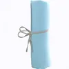Image de Drap housse bleu ciel 60 x 120 cm - babycalin