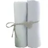 Image de Drap housse blanc 70x140 cm coton - babycalin