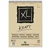 Image de Canson skizzen- und studienblock xl kraft, din a4 60 blatt, 90 g qm, 210 x 297 mm, block mit kopfspirale, mit mikroperforation,