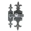 Image de Targette à pêne plat rustique 679 epoxy gris - BOUVET - T33C6R
