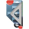 Image de Equerre Maped Aluminium 45° 21 cm