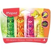 Image de Blister de 4 surligneurs Maped Fluo’Peps Animaux