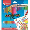 Image de Maped, Écriture + dessin, Crayon de couleur triangulaire COLOR'PEPS Star, étui carton de 48 pièces (48x)