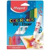 Image de Pack de 8 Feutres Color’Peps Duo Stamp Maped
