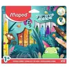 Image de Maped, Écriture + dessin, Étui à stylos fibre 12pcs multicolore (12x)