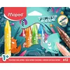 Image de 12 Crayon cire Maxi Jungle Fever