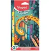 Image de Maped, Écriture + dessin, Pochette de crayons de couleur 12PCS multicolore (12x)
