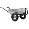 Image de Brouette EXPERT TWIN Premium galva à roues gonflées 150 l HAEMMERLIN 306015201