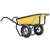 Image de Brouette Peinte Cap 160l Roue Gonflable Force 250 Kg