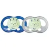 Image de tigex 2 sucettes soft touch night silicone +18m phospho