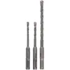 Image de Bosch Professional Zubehör, Foret, Jeu de forets marteau SDS plus-5, 3 pièces, 5/6/8 mm (5 mm, 6 mm, 8 mm)