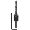 Image de Bosch Professional Zubehör, Foret, Mèches hélicoïdales à bois avec fraise à lamer à 90°, 6 mm, 16 mm (6 mm)