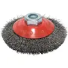Image de Bosch Professional Zubehör, Abrasifs, Brosse conique PRO Metal clean, 100 x 0,3 mm, filetée