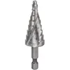 Image de Bosch Professional Zubehör, Foret, Foret étagé HSS, queue six pans, 4 - 20 mm, 1/4 de pouce, 70,5 mm, 9 étages (4 - 20)