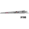 Image de Lame de scie sabre HCS Bois S644D BOSCH 150 mm - Boite de 100 - 2608650551