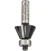 Image de Bosch Professional Zubehör, Tête de fraisage, Fraise à affleurer pour stratifiés, 8 mm, D1 23,7 mm, B 5,5 mm, L 12 mm, G 54 mm, 25°.