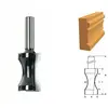 Image de Bosch 2608628354 Fraise à Moulurer Queue 8 Mm Rayon 18,3 Mm Diamètre 20,6 Mm Longueur Utile 32 Mm / Longueur Totale 63,5 Mm