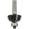 Image de Bosch Professional Zubehör, Tête de fraisage, Fraise à moulurer F, 8 mm, R1 6,3 mm, D 28,5 mm, L 13,2 mm, G 54 mm