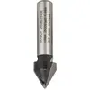 Image de Bosch Professional Zubehör, Tête de fraisage, Fraise à rainurer en V, 8 mm, D1 11 mm, L 14 mm, G 45 mm, 60